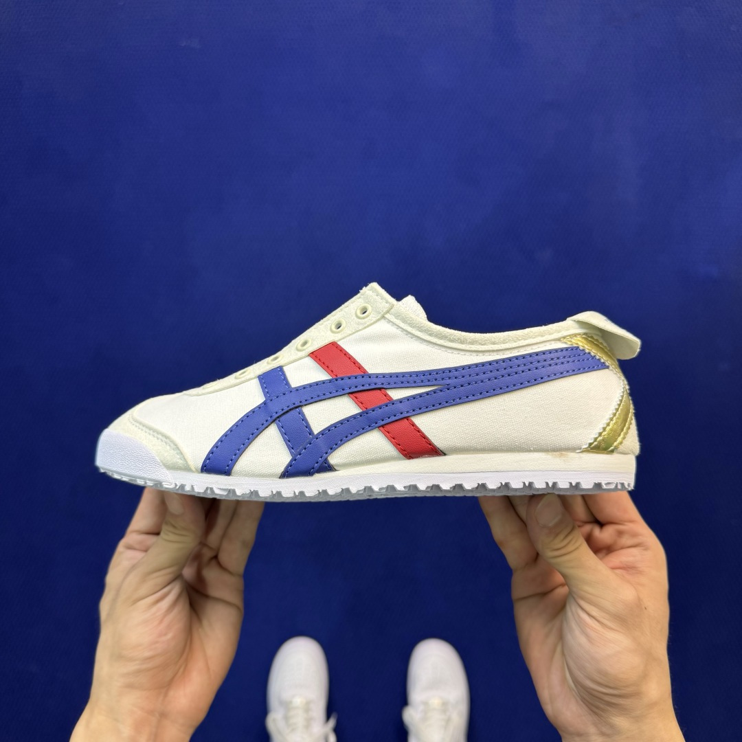 鬼冢虎 帆布面7色 ASICS Onitsuka Tiger Mexico 66 鬼冢虎 货号：1183B475-100