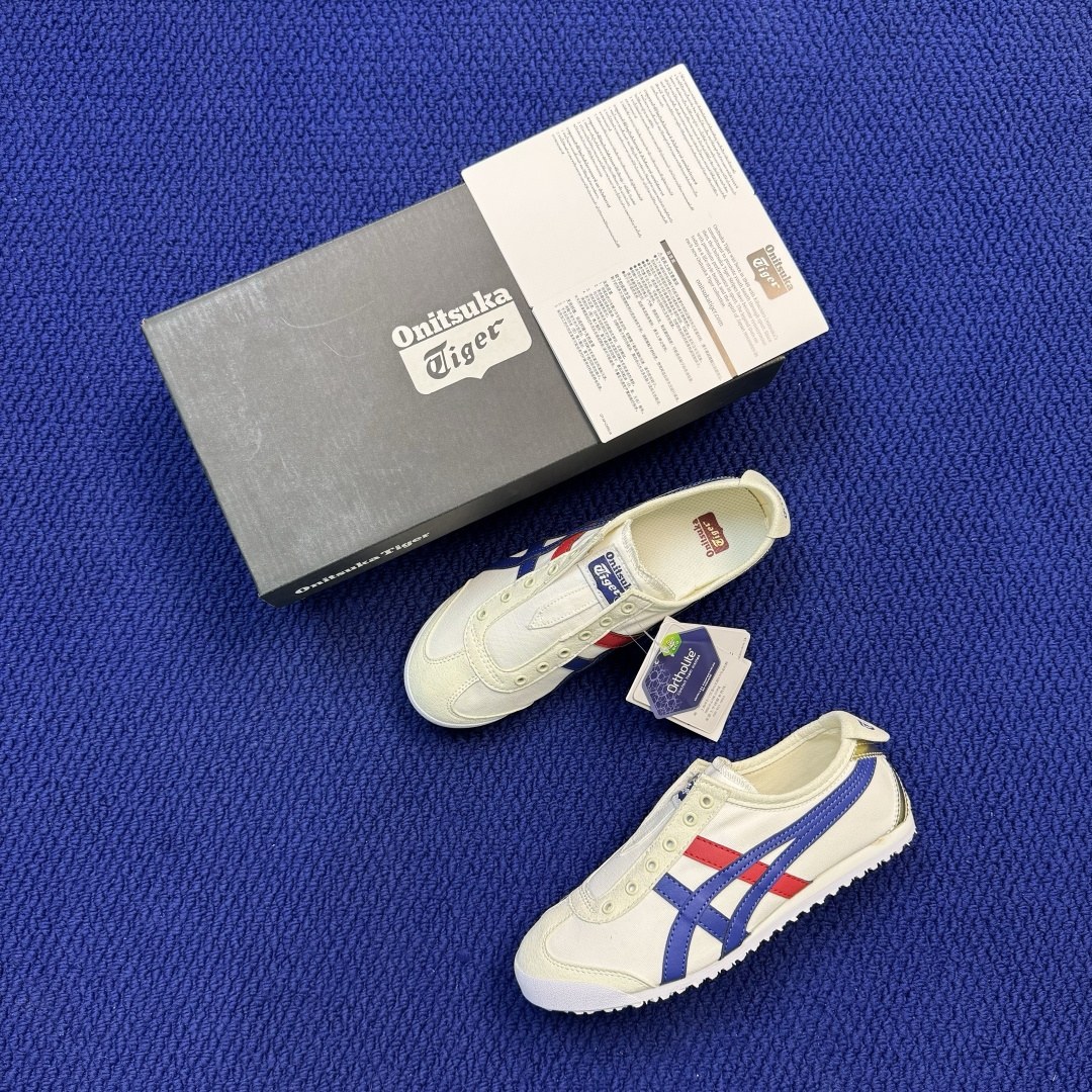 鬼冢虎 帆布面7色 ASICS Onitsuka Tiger Mexico 66 鬼冢虎 货号：1183B475-100