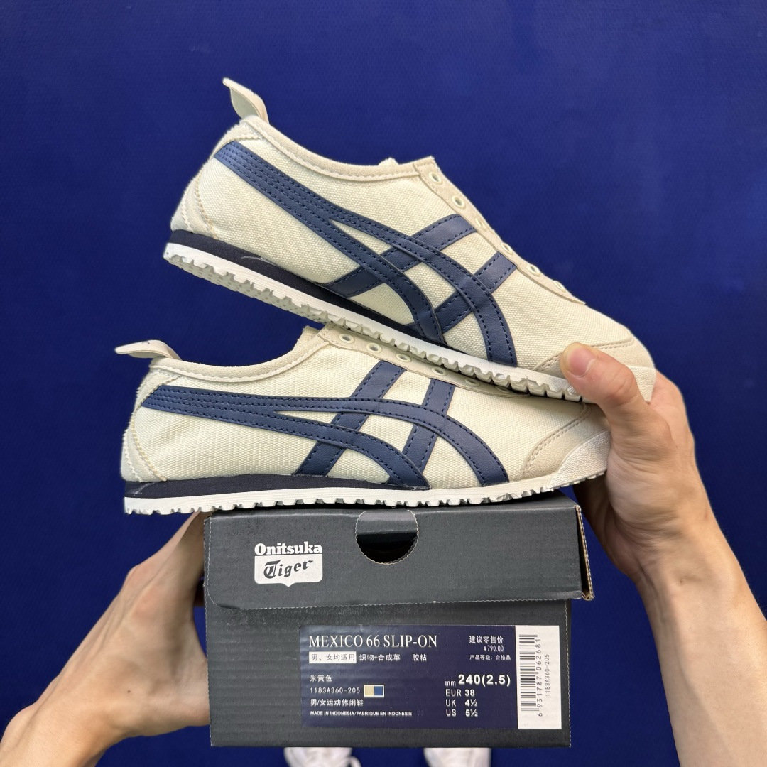 鬼冢虎 帆布面7色 ASICS Onitsuka Tiger Mexico 66 鬼冢虎 货号：1183A360-205