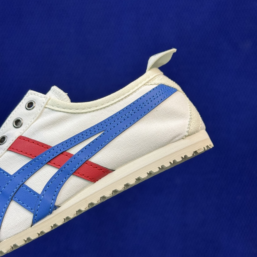 鬼冢虎 帆布面7色 白蓝红 ASICS Onitsuka Tiger Mexico 66 鬼冢虎 货号：D3KON-01