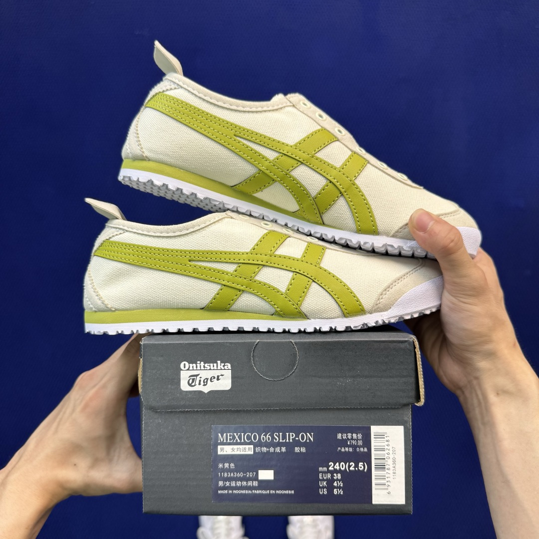 鬼冢虎 帆布面7色 ASICS Onitsuka Tiger Mexico 66 鬼冢虎 货号：1183A360-207