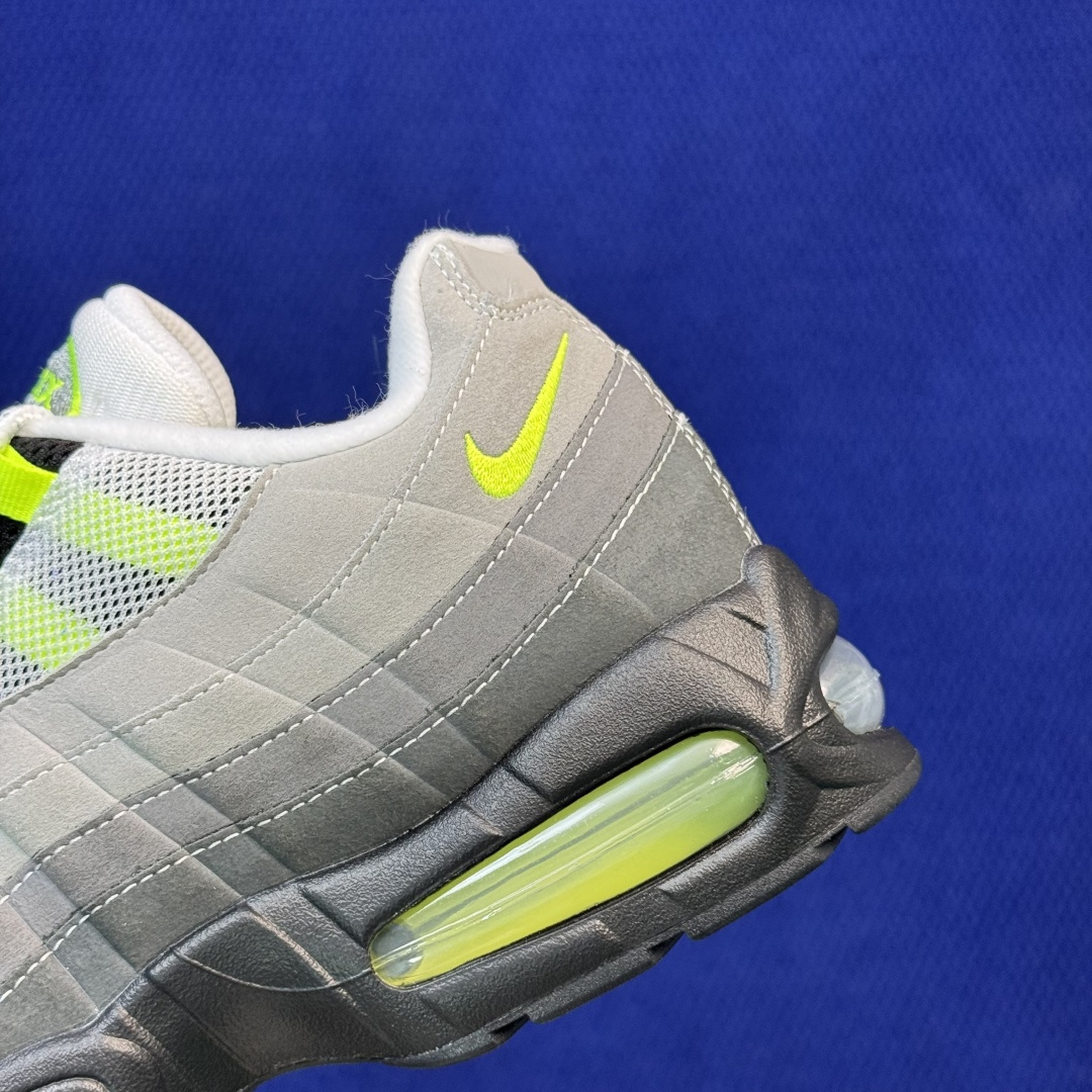 顶奢品质！Nike Air Max 95 低帮气垫跑鞋 大厂纯原！max95 第12色: 灰绿 货号：HM4740-00