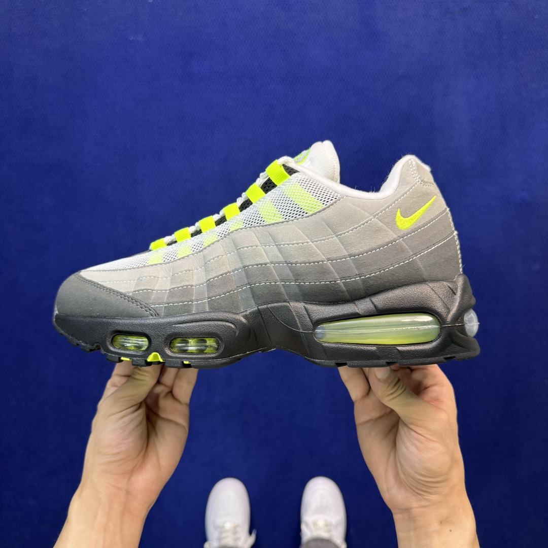 顶奢品质！Nike Air Max 95 低帮气垫跑鞋 大厂纯原！max95 第12色: 灰绿 货号：HM4740-00