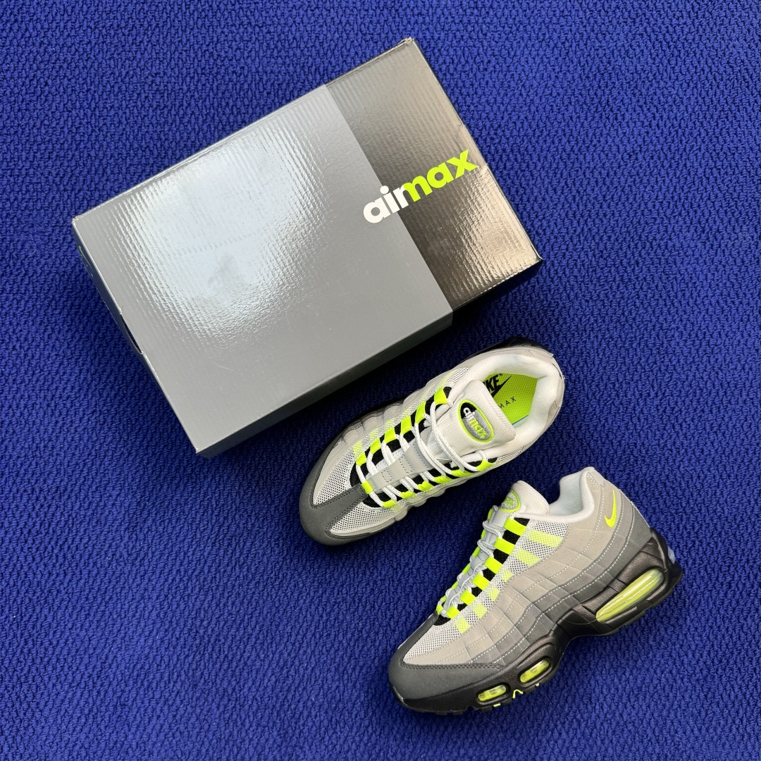 顶奢品质！Nike Air Max 95 低帮气垫跑鞋 大厂纯原！max95 第12色: 灰绿 货号：HM4740-00