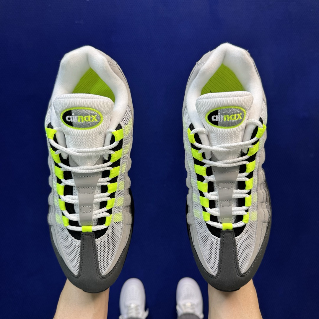顶奢品质！Nike Air Max 95 低帮气垫跑鞋 大厂纯原！max95 第12色: 灰绿 货号：HM4740-00