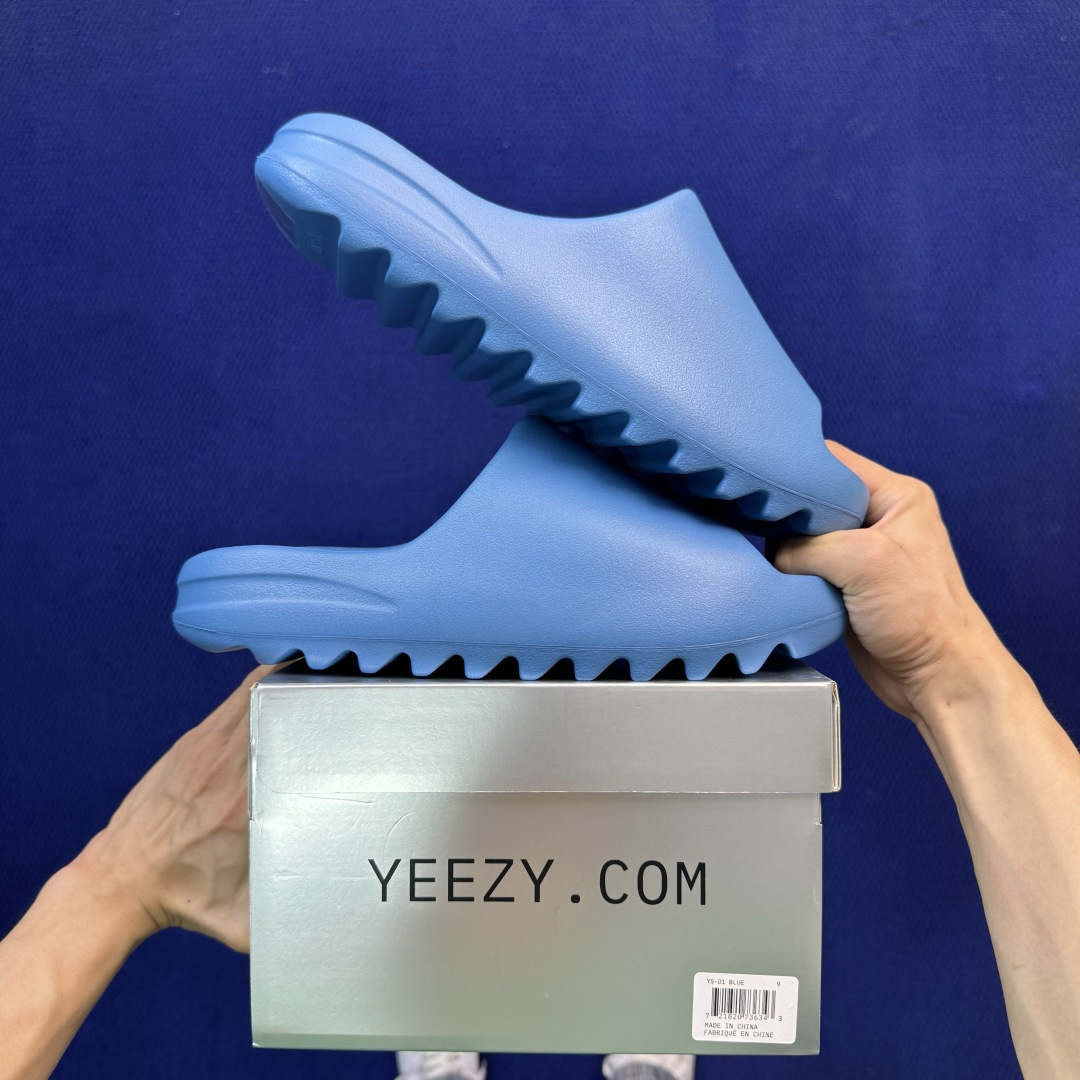 YEEZY YS-01 cream椰子一代拖鞋 蓝色 正经高品质原材料!独立订单 尺码:6、7、8、9、10、11、12 YEEZY YS-01 cream椰子一代拖鞋 蓝色 正经高品质原材料!独立订单 尺码:6、7、8、9、10、11、12
