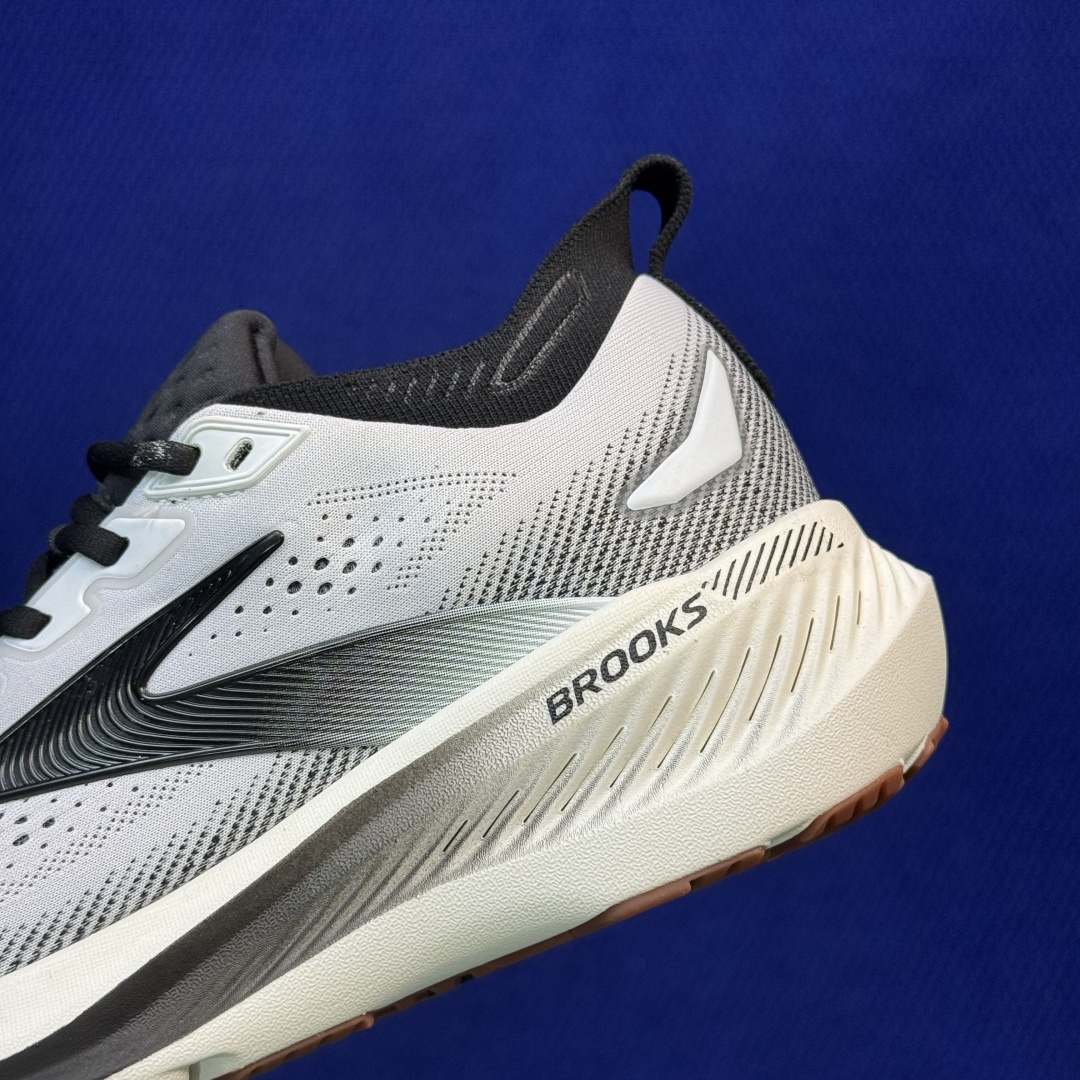 Brooks布鲁克斯 GLYCERIN 23 跑步鞋 第3色:黑白灰 货号：-1D-187 尺码：36-45带半码