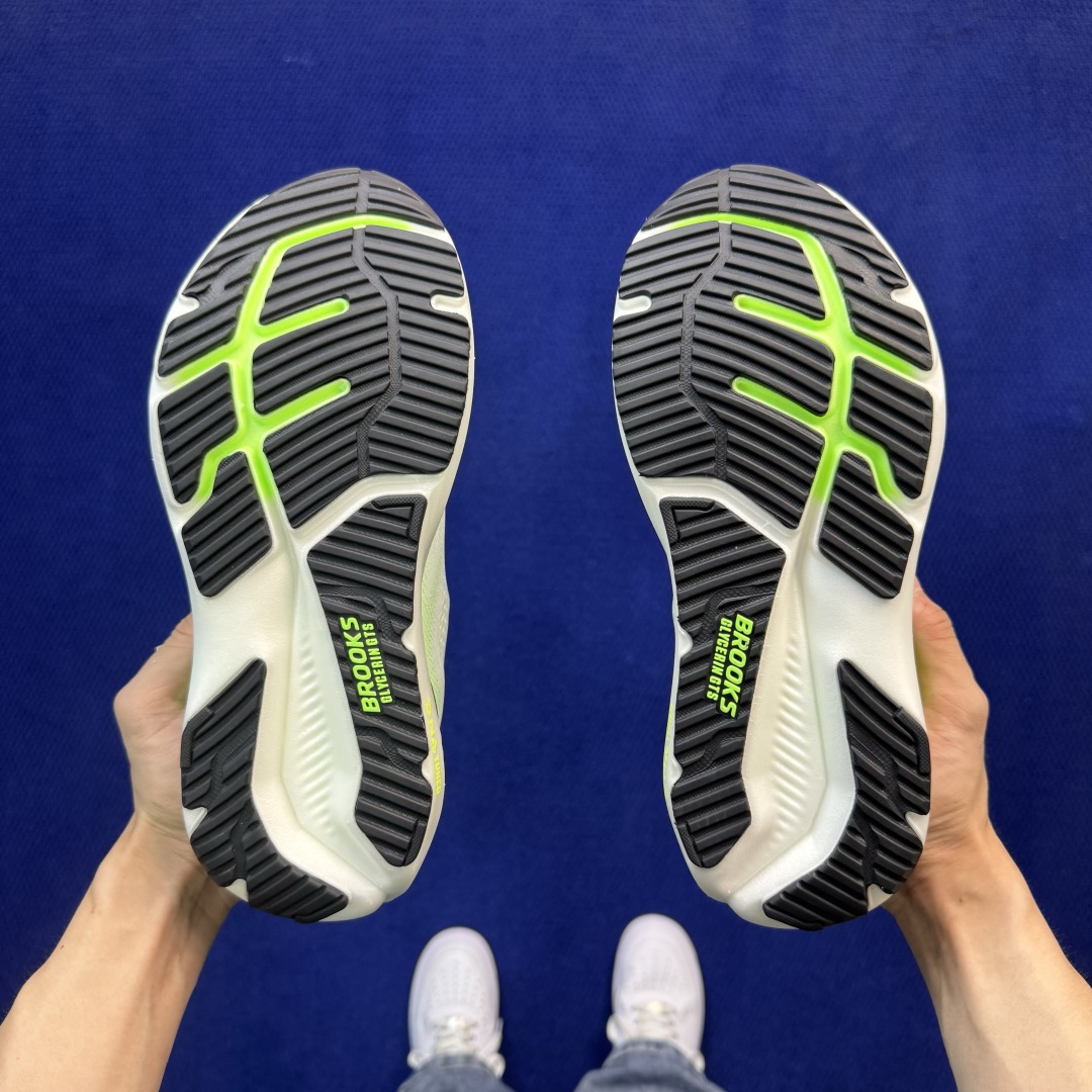 Brooks布鲁克斯 GLYCERIN 23 跑步鞋 第4色:白绿 货号：-1D-154 尺码：36-45带半码