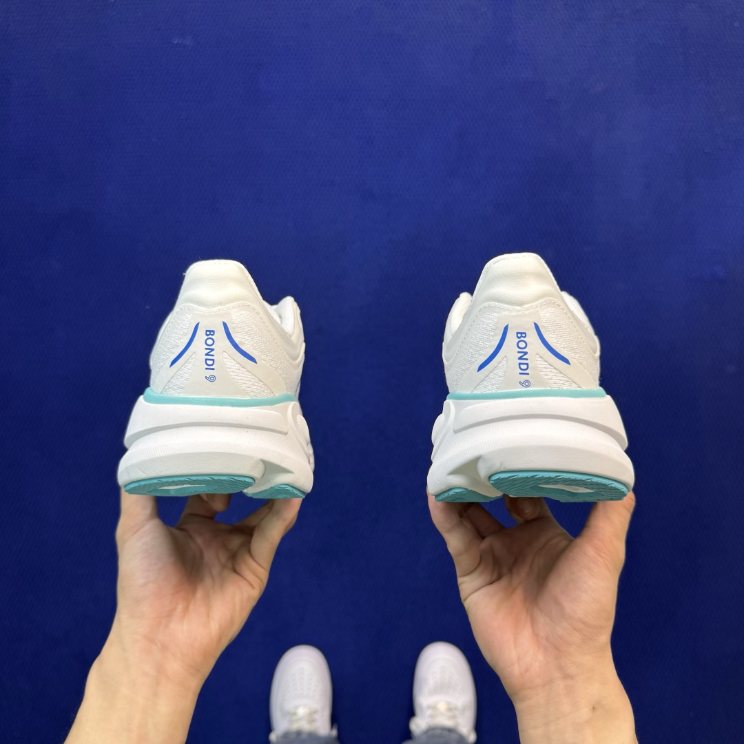 Hoka One One Bondi 9 跑步鞋 纯原大厂出品！品质库存稳定放心推！ 第19色：白蓝 货号：-WKB 尺