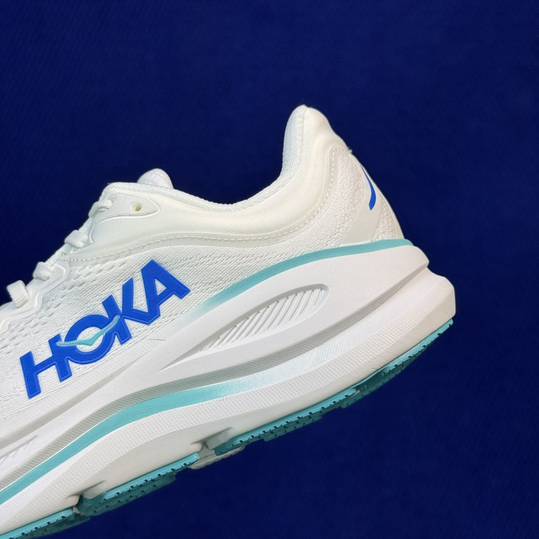 Hoka One One Bondi 9 跑步鞋 纯原大厂出品！品质库存稳定放心推！ 第19色：白蓝 货号：-WKB 尺