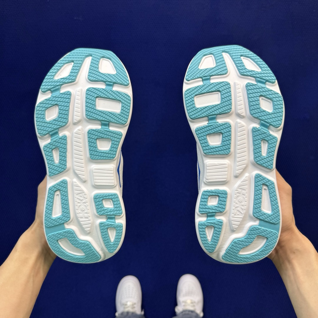 Hoka One One Bondi 9 跑步鞋 纯原大厂出品！品质库存稳定放心推！ 第19色：白蓝 货号：-WKB 尺