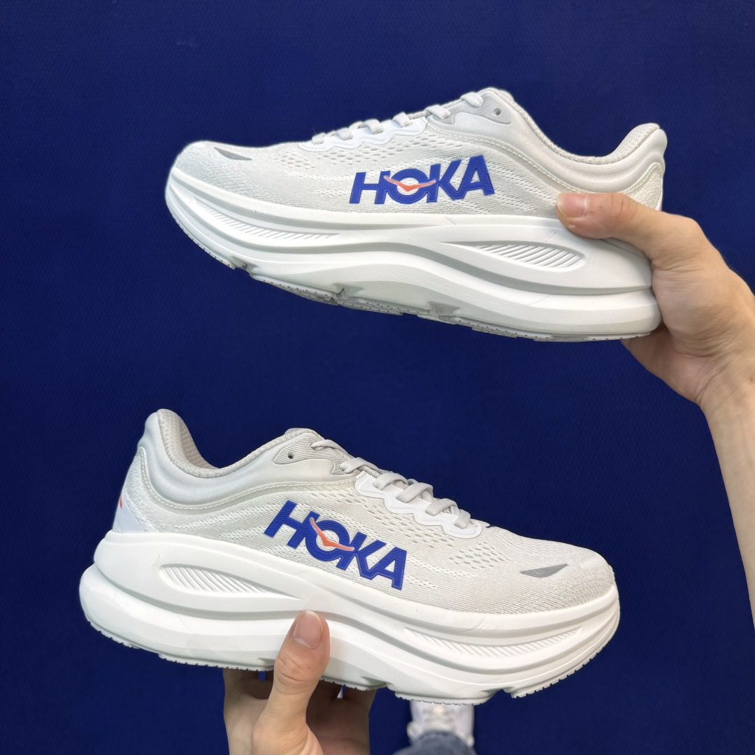 Hoka One One Bondi 9 跑步鞋 纯原大厂出品!品质库存稳定放心推! 第20色:灰色 货号:/CYLT Hoka One One Bondi 9 跑步鞋 纯原大厂出品!品质库存稳定放心推! 第20色:灰色 货号:/CYLT