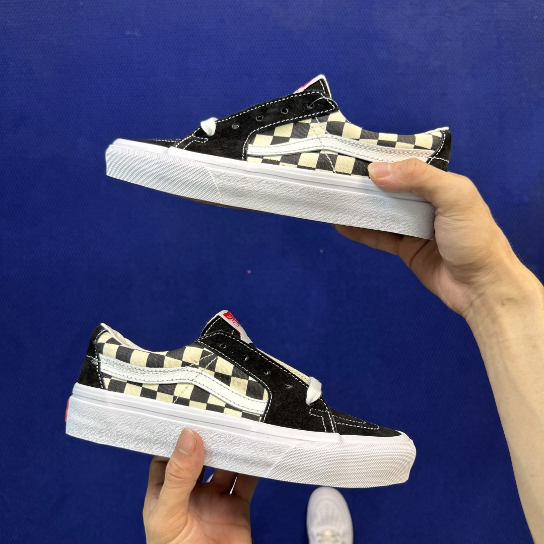 虎扑版!Vans Sk8-Low 低帮 K29V黑白棋盘格 纯原级别外贸订单!万斯经典 硫化帆布板鞋 正品海鸥线 鞋头包 虎扑版!Vans Sk8-Low 低帮 K29V黑白棋盘格 纯原级别外贸订单!万斯经典 硫化帆布板鞋 正品海鸥线 鞋头包