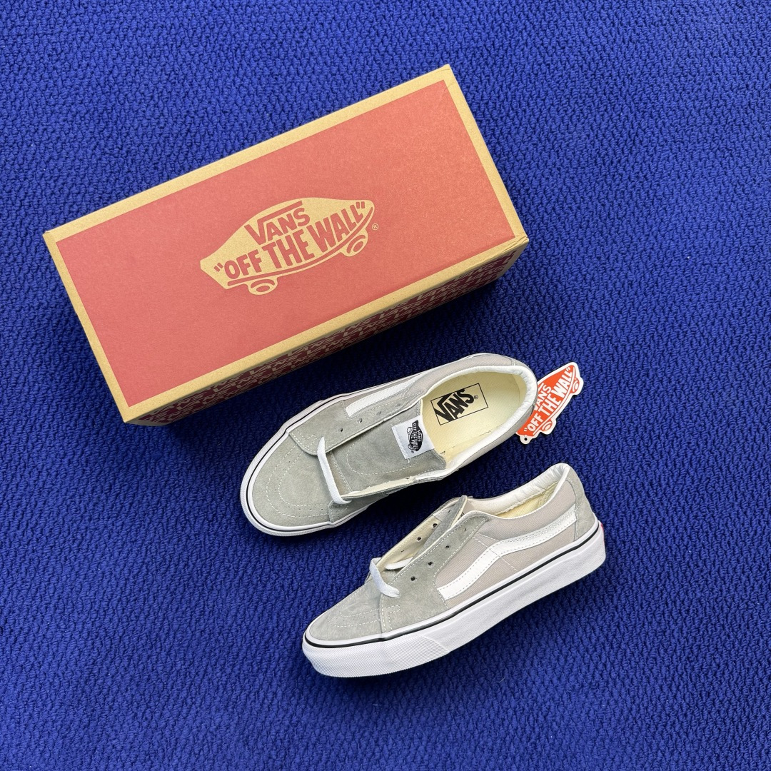 虎扑版!Vans Sk8-Low 低帮 K28V麂皮灰 纯原级别外贸订单!万斯经典 硫化帆布板鞋 正品海鸥线 鞋头包边完 虎扑版!Vans Sk8-Low 低帮 K28V麂皮灰 纯原级别外贸订单!万斯经典 硫化帆布板鞋 正品海鸥线 鞋头包边完