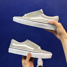 虎扑版!Vans Sk8-Low 低帮 K28V麂皮灰 纯原级别外贸订单!万斯经典 硫化帆布板鞋 正品海鸥线 鞋头包边完 虎扑版!Vans Sk8-Low 低帮 K28V麂皮灰 纯原级别外贸订单!万斯经典 硫化帆布板鞋 正品海鸥线 鞋头包边完