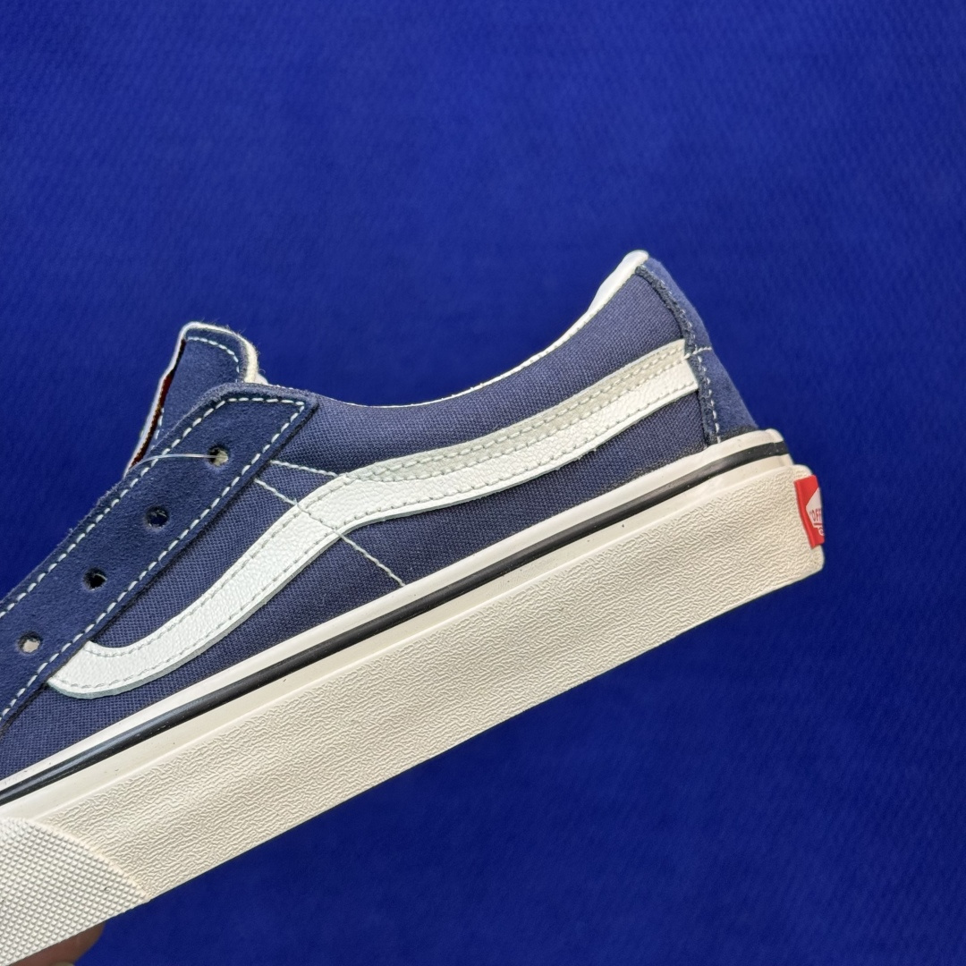虎扑版!Vans Sk8-Low 低帮 K25V帆布蓝 纯原级别外贸订单!万斯经典 硫化帆布板鞋 正品海鸥线 鞋头包边完 虎扑版!Vans Sk8-Low 低帮 K25V帆布蓝 纯原级别外贸订单!万斯经典 硫化帆布板鞋 正品海鸥线 鞋头包边完
