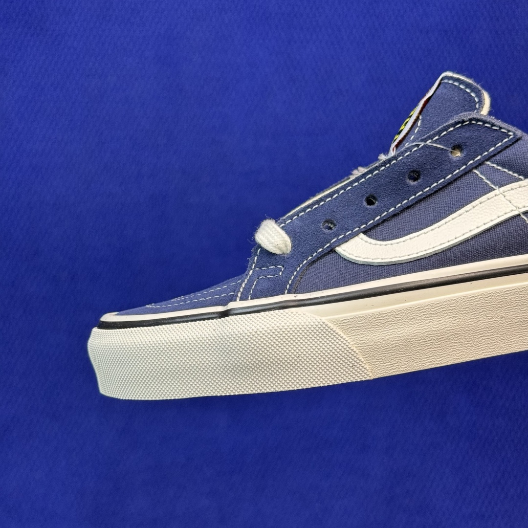 虎扑版!Vans Sk8-Low 低帮 K25V帆布蓝 纯原级别外贸订单!万斯经典 硫化帆布板鞋 正品海鸥线 鞋头包边完 虎扑版!Vans Sk8-Low 低帮 K25V帆布蓝 纯原级别外贸订单!万斯经典 硫化帆布板鞋 正品海鸥线 鞋头包边完
