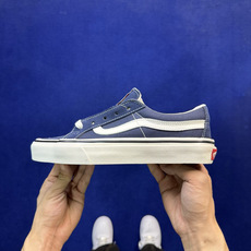 虎扑版!Vans Sk8-Low 低帮 K25V帆布蓝 纯原级别外贸订单!万斯经典 硫化帆布板鞋 正品海鸥线 鞋头包边完 虎扑版!Vans Sk8-Low 低帮 K25V帆布蓝 纯原级别外贸订单!万斯经典 硫化帆布板鞋 正品海鸥线 鞋头包边完