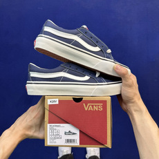 虎扑版!Vans Sk8-Low 低帮 K25V帆布蓝 纯原级别外贸订单!万斯经典 硫化帆布板鞋 正品海鸥线 鞋头包边完 虎扑版!Vans Sk8-Low 低帮 K25V帆布蓝 纯原级别外贸订单!万斯经典 硫化帆布板鞋 正品海鸥线 鞋头包边完