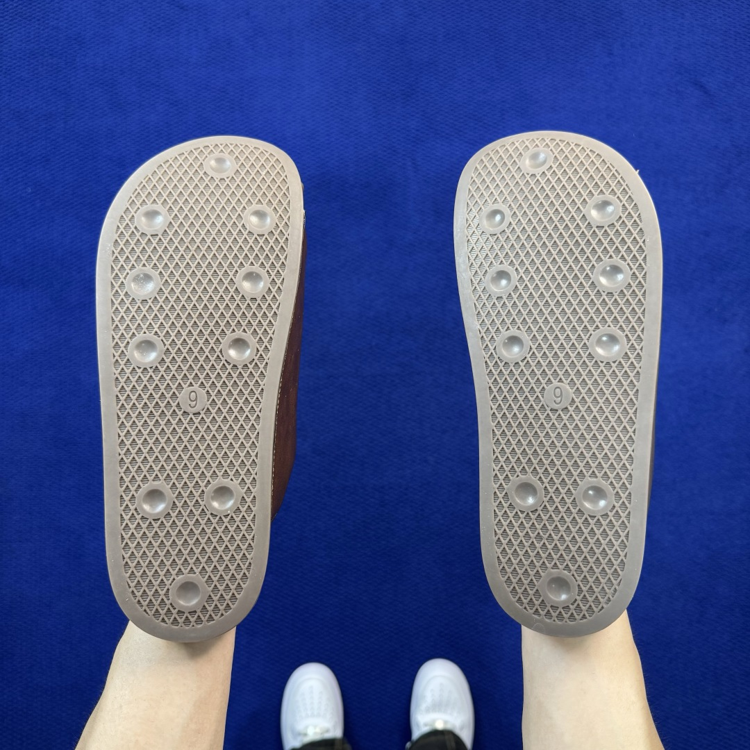 阿迪勃肯鞋拖鞋 第15色:棕色光面皮贝壳头 adidas originals Adimule Superstar 一脚蹬
