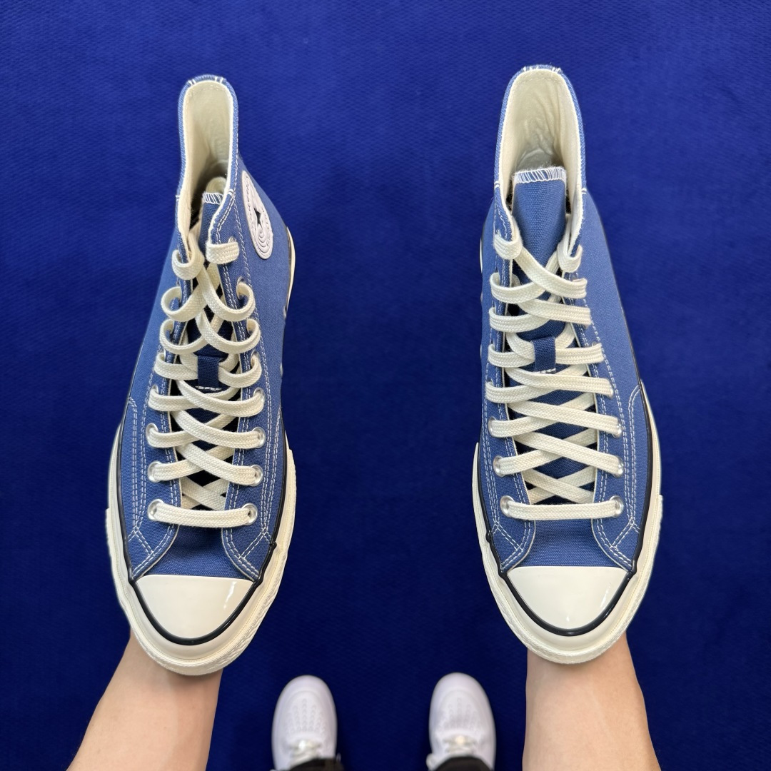 2026匡威全新发布!Converse CHUCK 70 X 星星标帆布鞋 蓝色高帮 货号:A24231C 尺码:35 2026匡威全新发布!Converse CHUCK 70 X 星星标帆布鞋 蓝色高帮 货号:A24231C 尺码:35