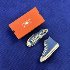 2026匡威全新发布!Converse CHUCK 70 X 星星标帆布鞋 蓝色高帮 货号:A24231C 尺码:35 2026匡威全新发布!Converse CHUCK 70 X 星星标帆布鞋 蓝色高帮 货号:A24231C 尺码:35