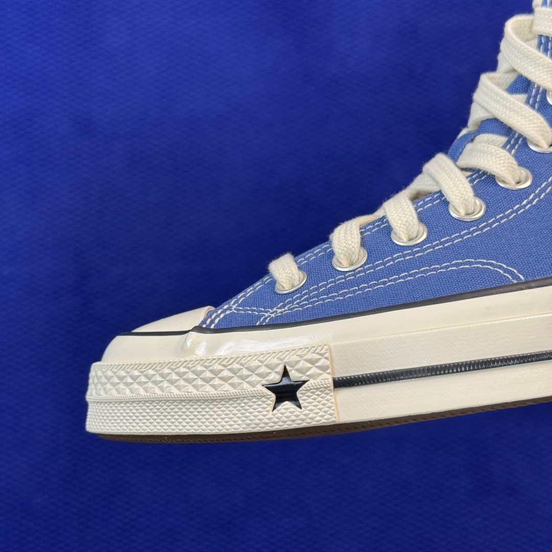 2026匡威全新发布!Converse CHUCK 70 X 星星标帆布鞋 蓝色高帮 货号:A24231C 尺码:35 2026匡威全新发布!Converse CHUCK 70 X 星星标帆布鞋 蓝色高帮 货号:A24231C 尺码:35