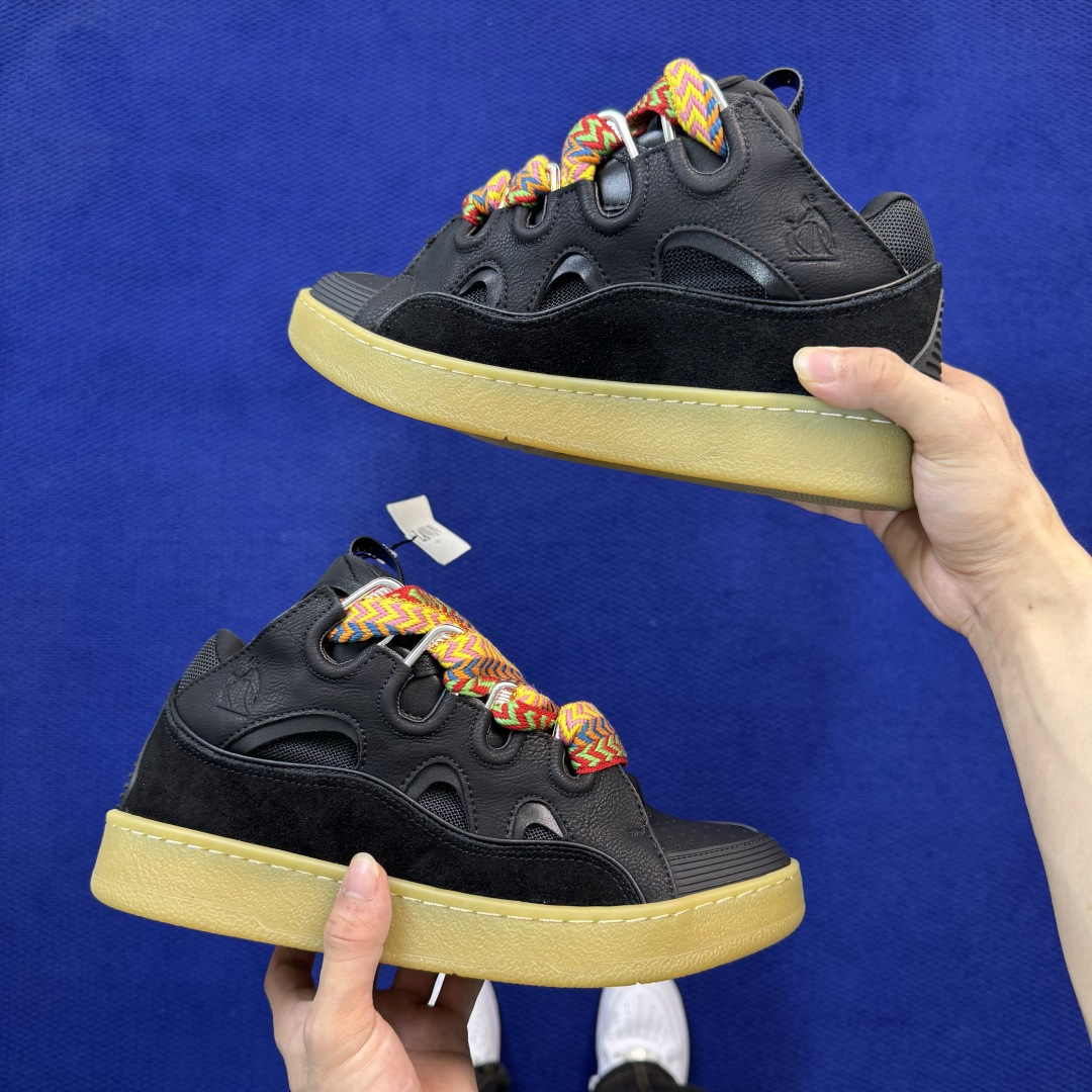 纯原 Lanvin 浪凡 Curb Sneakers 皮革低帮休闲板鞋 国内一线大厂OG出品 匠心打造 原厂皮料原厂数据 纯原 Lanvin 浪凡 Curb Sneakers 皮革低帮休闲板鞋 国内一线大厂OG出品 匠心打造 原厂皮料原厂数据