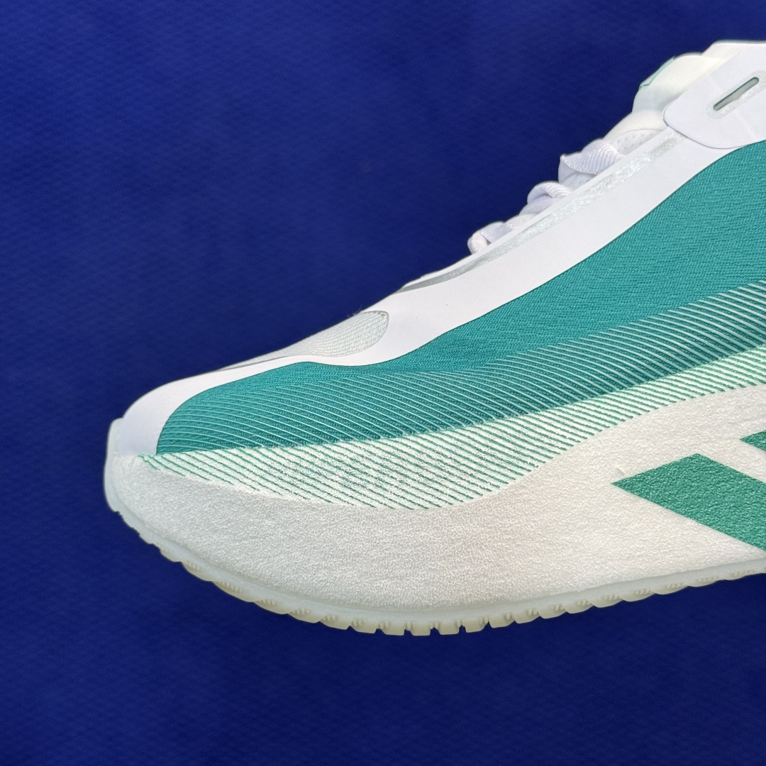 adidas Hyperboost Edge 巴斯夫爆米花跑步鞋 第2色:白绿 货号：KI1912 尺码：36-46带半