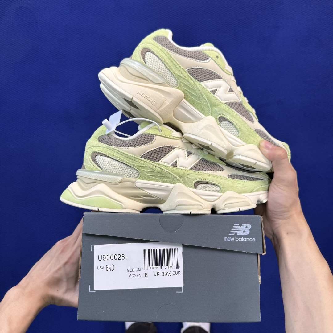 C版新百伦系列！NB9060R第174色：米绿 升级贾卡无敌质感！最强版本36-47.5出货，行业标杆之作！  货号：U