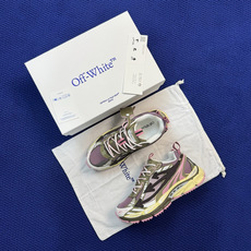 OW解构休闲跑鞋/复古老爹鞋 第64色:黄粉 OFF-WHITE Be Right Back 工艺很复杂! 尺码:36 OW解构休闲跑鞋/复古老爹鞋 第64色:黄粉 OFF-WHITE Be Right Back 工艺很复杂! 尺码:36