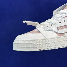 顶奢OW板鞋 OFF-WHITE 3.0 Court 第4色:肉粉 市面最强品质!全方位复刻!带原装扣全套包装 尺码:3 顶奢OW板鞋 OFF-WHITE 3.0 Court 第4色:肉粉 市面最强品质!全方位复刻!带原装扣全套包装 尺码:3