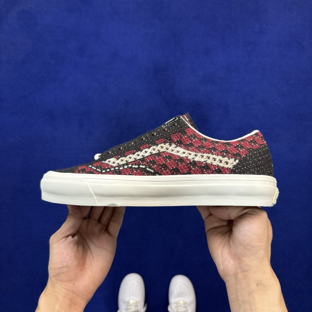 虎扑版！Vans Old Skool 低帮 165V 纯原级别外贸订单！万斯经典 硫化帆布板鞋 正品海鸥线 鞋头包边完美