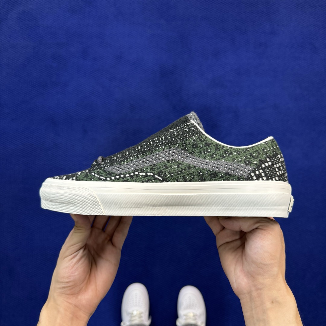 虎扑版！Vans Old Skool 低帮 163V 纯原级别外贸订单！万斯经典 硫化帆布板鞋 正品海鸥线 鞋头包边完美