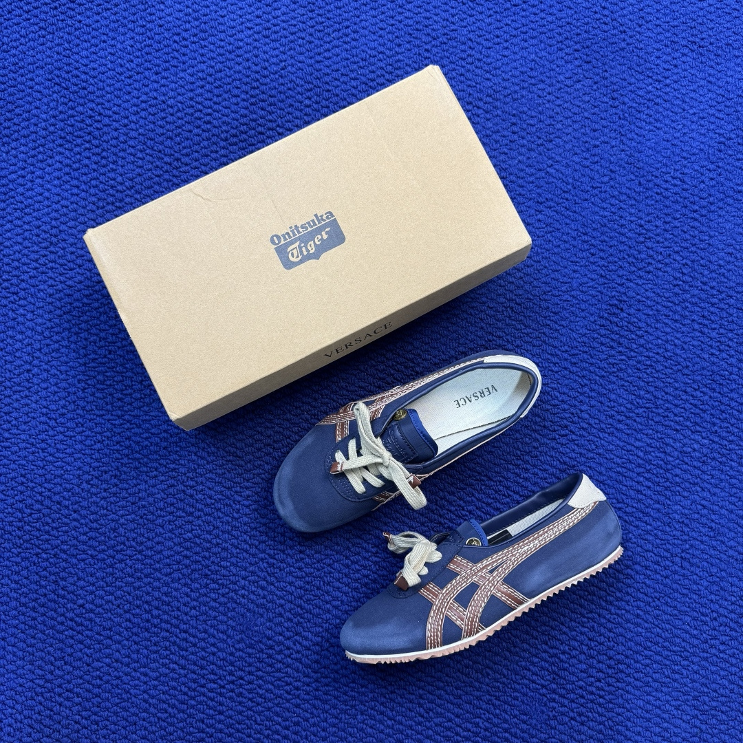鬼冢虎范思哲联名舞蹈鞋 共8色女鞋🥿 VERSACE × Onitsuka Tiger 范思哲 联名款  Tai-Chi