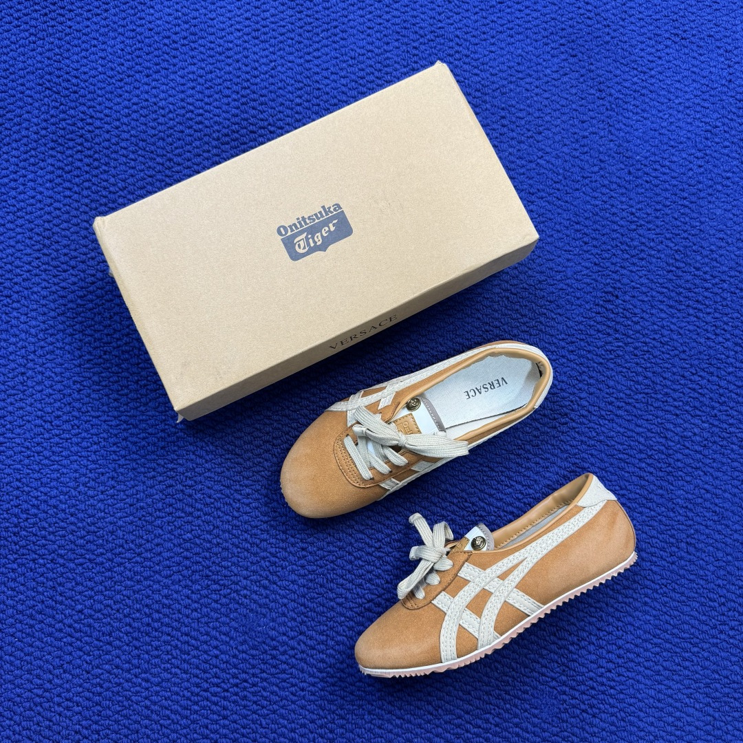 鬼冢虎范思哲联名舞蹈鞋 共8色女鞋🥿 VERSACE × Onitsuka Tiger 范思哲 联名款  Tai-Chi