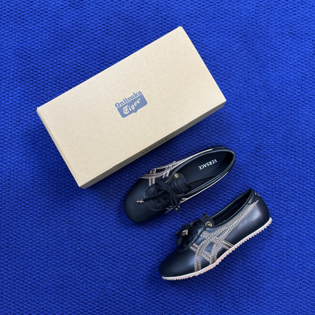 鬼冢虎范思哲联名舞蹈鞋 共8色女鞋🥿 VERSACE × Onitsuka Tiger 范思哲 联名款  Tai-Chi