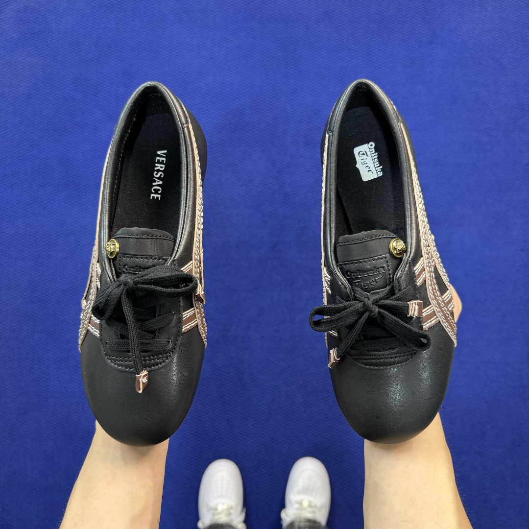鬼冢虎范思哲联名舞蹈鞋 共8色女鞋🥿 VERSACE × Onitsuka Tiger 范思哲 联名款  Tai-Chi