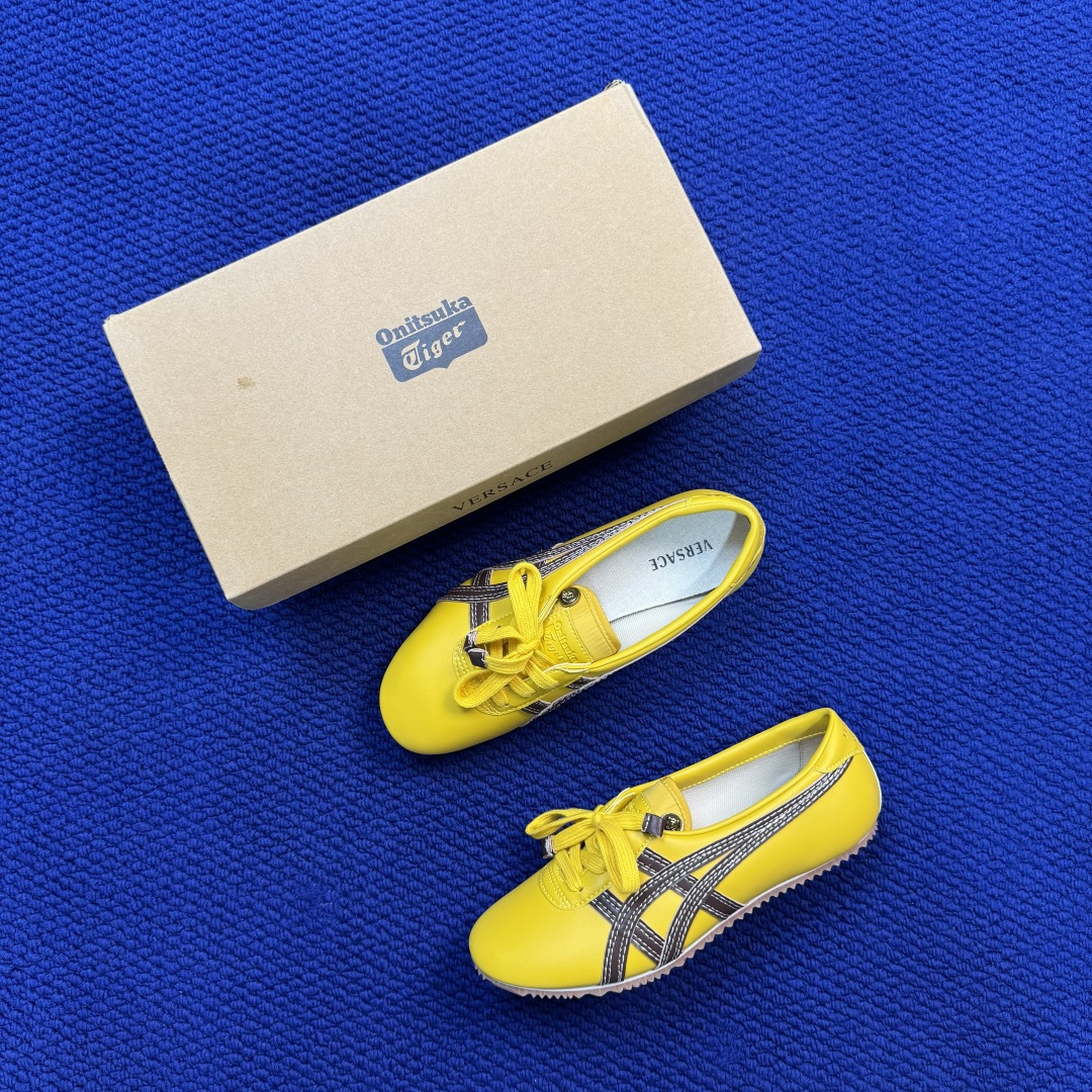 鬼冢虎范思哲联名舞蹈鞋 共8色女鞋🥿 VERSACE × Onitsuka Tiger 范思哲 联名款  Tai-Chi