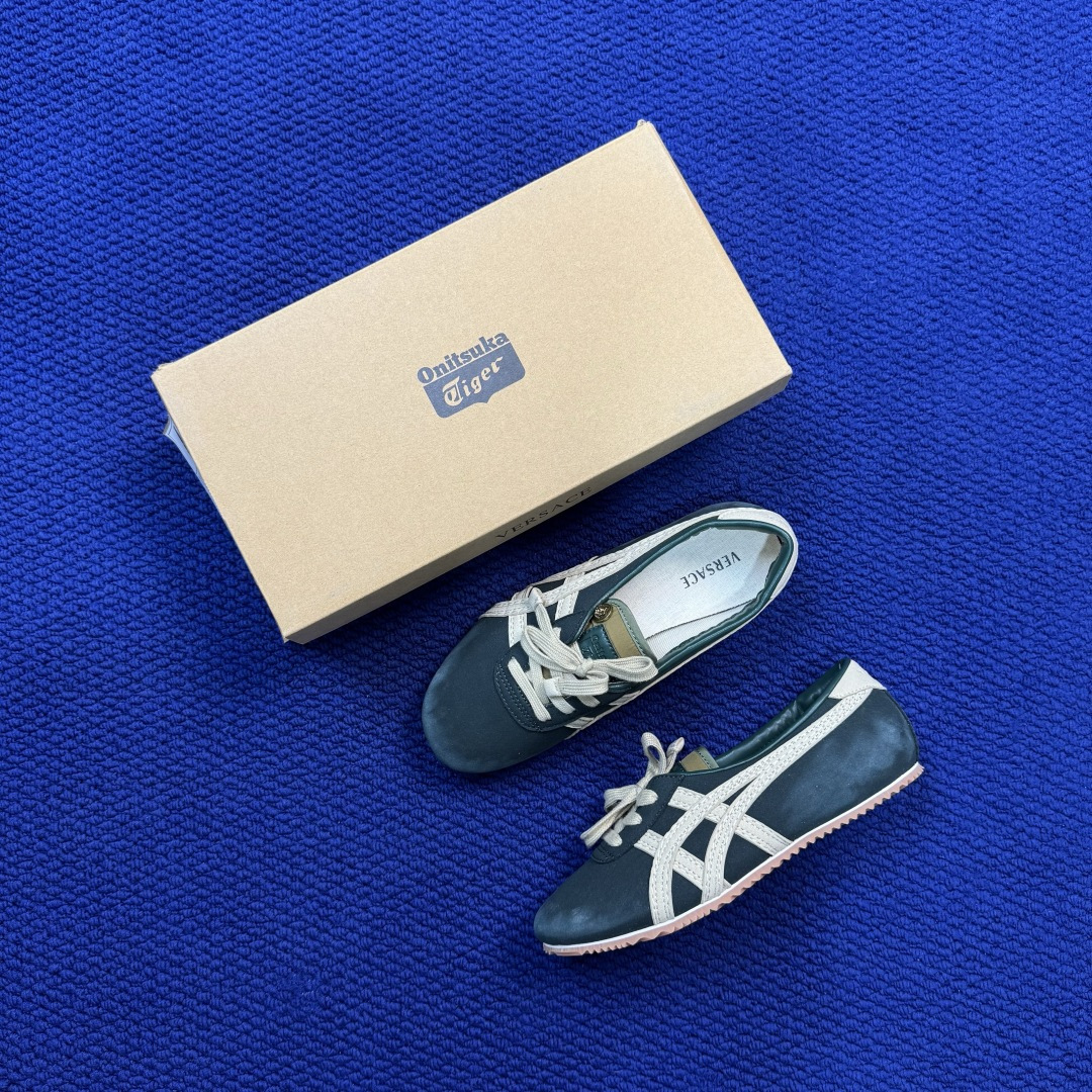 鬼冢虎范思哲联名舞蹈鞋 共8色女鞋🥿 VERSACE × Onitsuka Tiger 范思哲 联名款  Tai-Chi