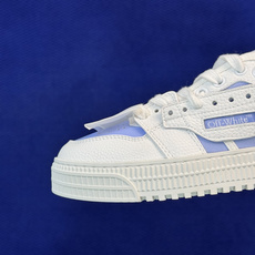 顶奢OW板鞋 OFF-WHITE 3.0 Court 第6色:白蓝 市面最强品质!全方位复刻!带原装扣全套包装 尺码:3 顶奢OW板鞋 OFF-WHITE 3.0 Court 第6色:白蓝 市面最强品质!全方位复刻!带原装扣全套包装 尺码:3