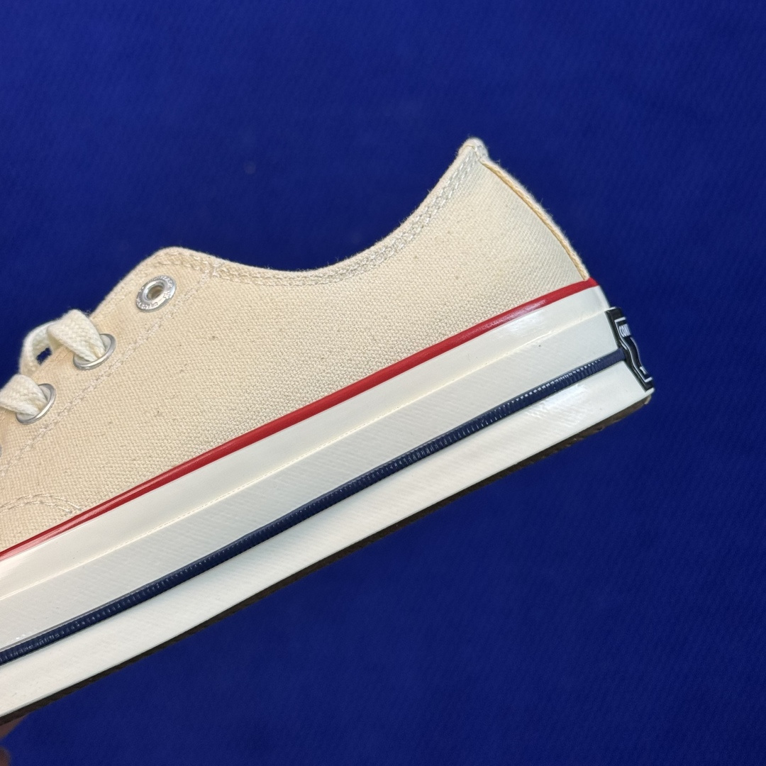 2026匡威全新发布！Converse CHUCK 70X 星星标帆布鞋 米白低帮 货号：A24229C 尺码：35 3