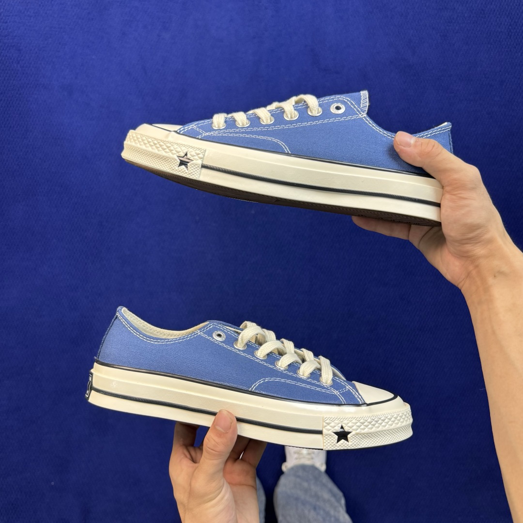 2026匡威全新发布!Converse CHUCK 70X 星星标帆布鞋 海军蓝低帮 货号:A24234C 尺码:35 2026匡威全新发布!Converse CHUCK 70X 星星标帆布鞋 海军蓝低帮 货号:A24234C 尺码:35