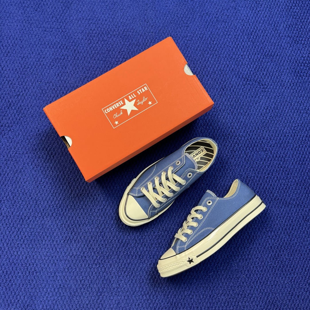 2026匡威全新发布!Converse CHUCK 70X 星星标帆布鞋 海军蓝低帮 货号:A24234C 尺码:35 2026匡威全新发布!Converse CHUCK 70X 星星标帆布鞋 海军蓝低帮 货号:A24234C 尺码:35