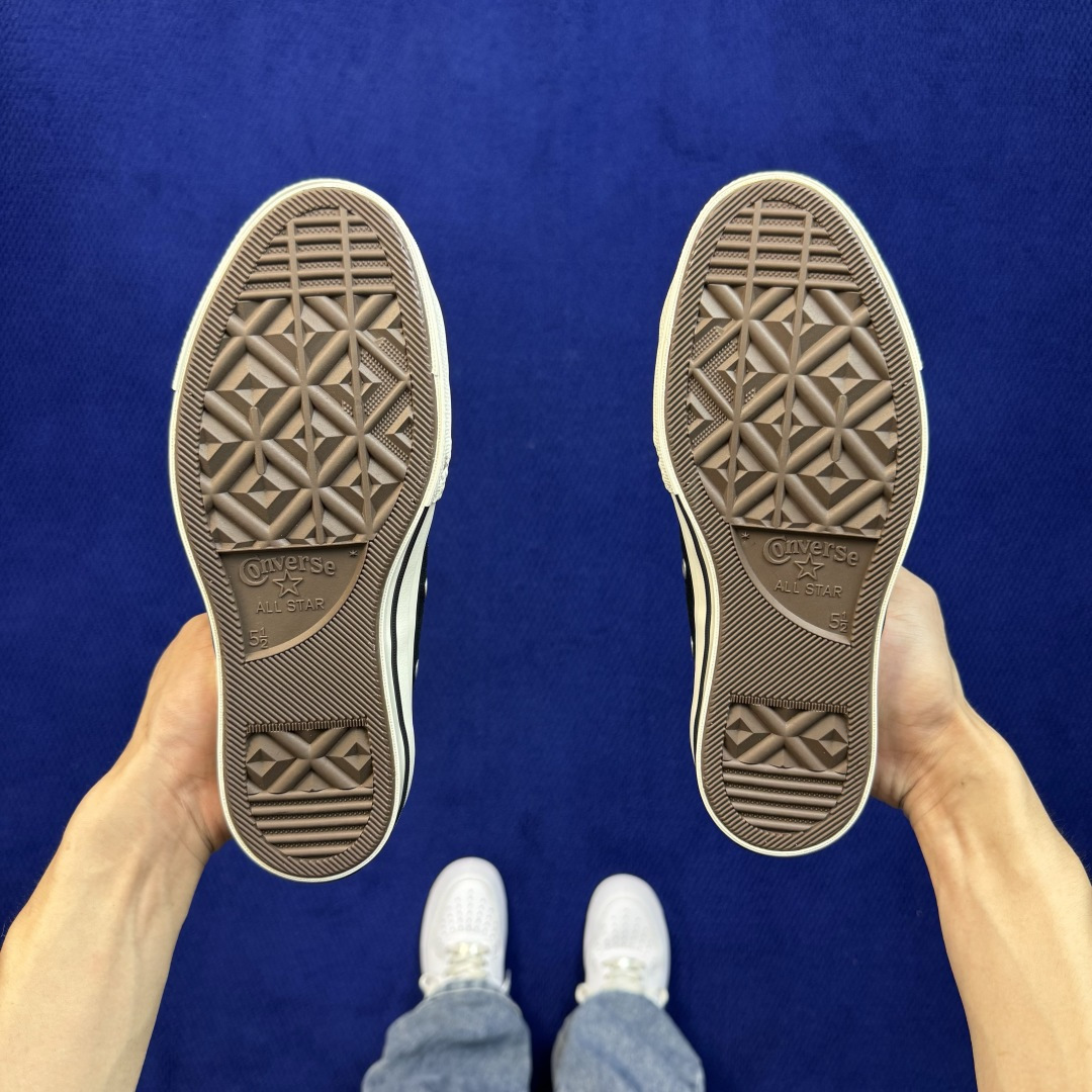 2026匡威全新发布！Converse CHUCK 70X 星星标帆布鞋 黑色低帮 货号：A24228C 尺码：35 3