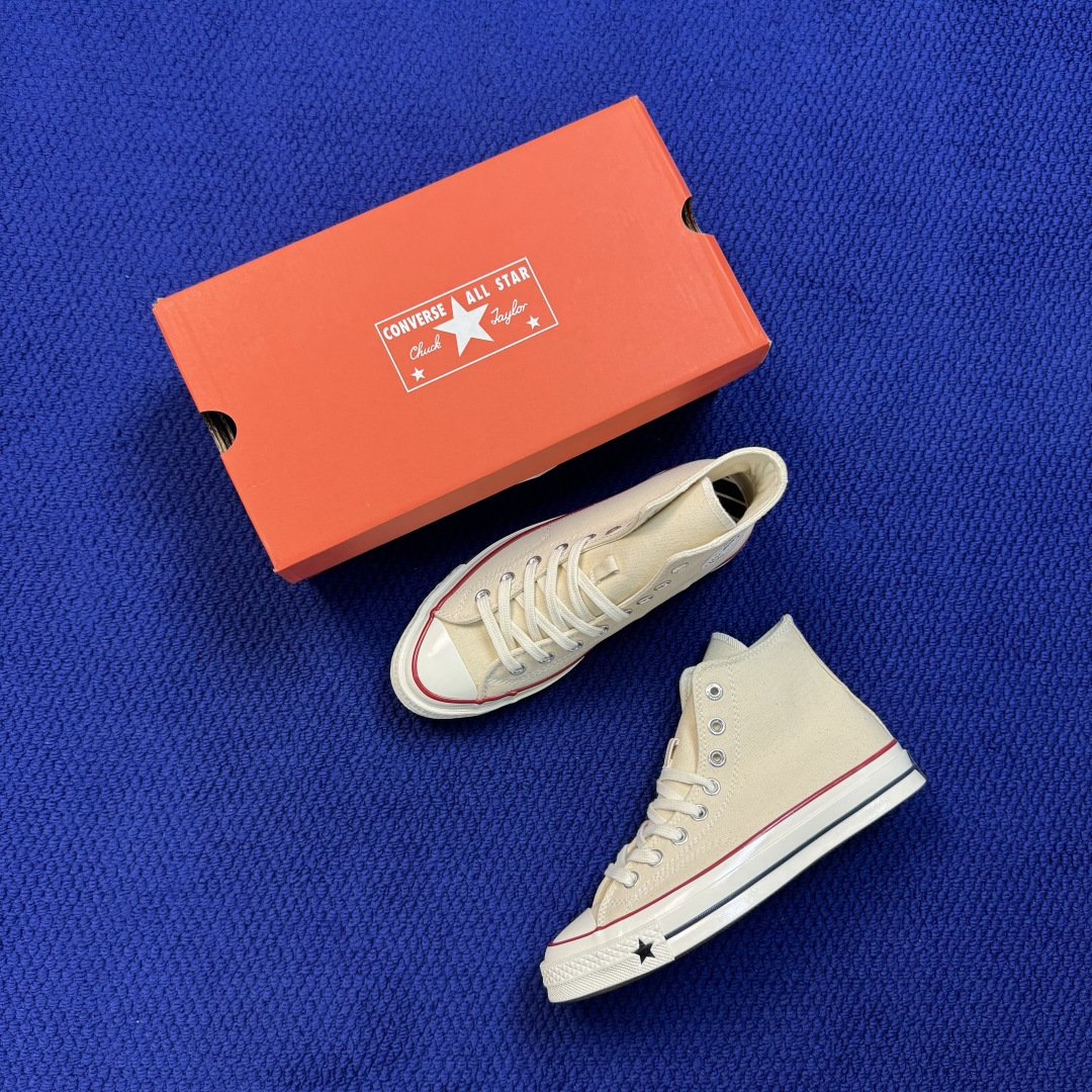 2026匡威全新发布!Converse CHUCK 70X 星星标帆布鞋 米白色高帮 货号:A24226C 尺码:35 2026匡威全新发布!Converse CHUCK 70X 星星标帆布鞋 米白色高帮 货号:A24226C 尺码:35