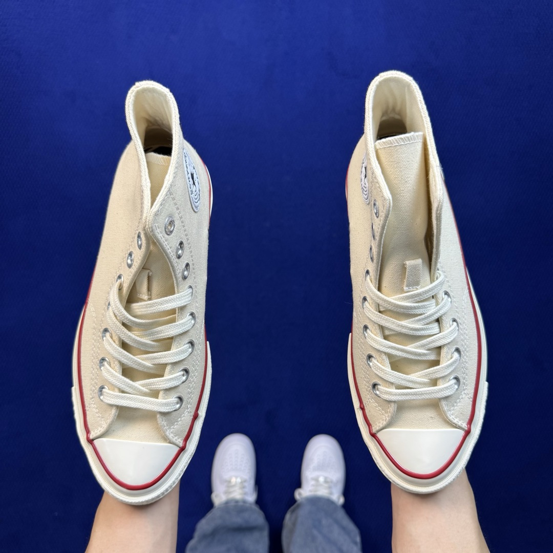 2026匡威全新发布!Converse CHUCK 70X 星星标帆布鞋 米白色高帮 货号:A24226C 尺码:35 2026匡威全新发布!Converse CHUCK 70X 星星标帆布鞋 米白色高帮 货号:A24226C 尺码:35