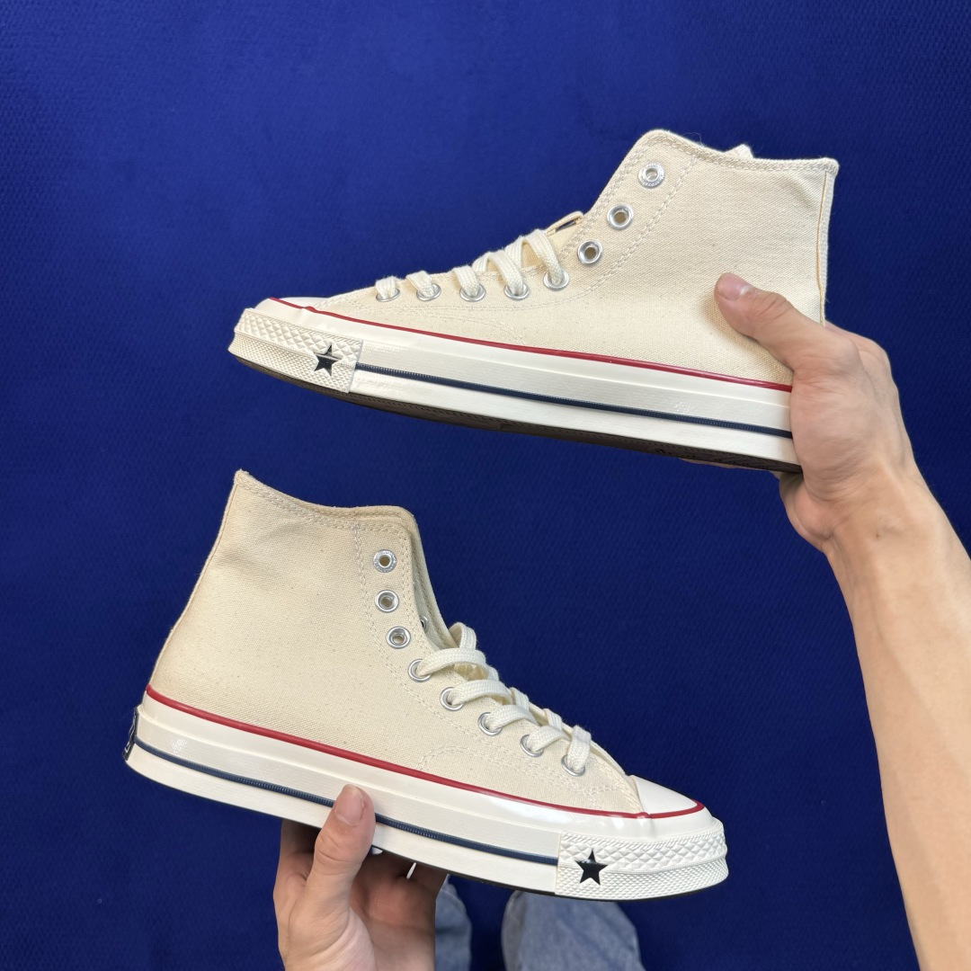 2026匡威全新发布!Converse CHUCK 70X 星星标帆布鞋 米白色高帮 货号:A24226C 尺码:35 2026匡威全新发布!Converse CHUCK 70X 星星标帆布鞋 米白色高帮 货号:A24226C 尺码:35