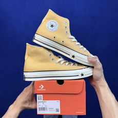 2026匡威全新发布!Converse CHUCK 70X 星星标帆布鞋 黄色高帮 货号:A24233C 尺码:35 3 2026匡威全新发布!Converse CHUCK 70X 星星标帆布鞋 黄色高帮 货号:A24233C 尺码:35 3