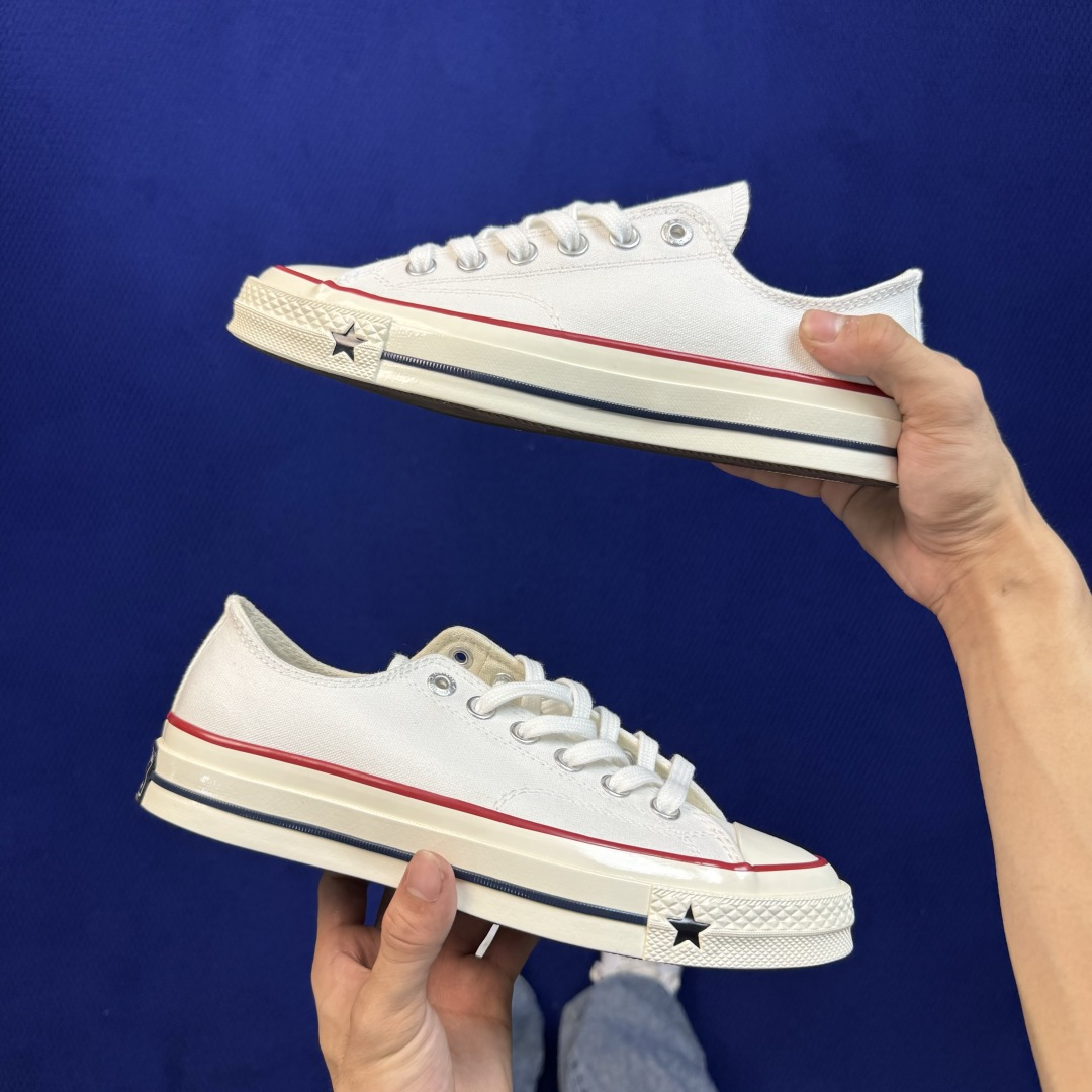 2026匡威全新发布!Converse CHUCK 70X 星星标帆布鞋 白色低帮 货号:A24230C 尺码:35 3 2026匡威全新发布!Converse CHUCK 70X 星星标帆布鞋 白色低帮 货号:A24230C 尺码:35 3